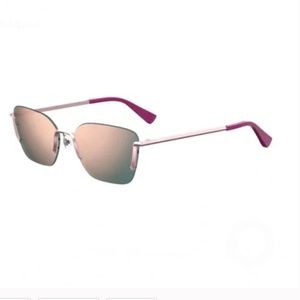 Moschino Rose Mirrored Sunglasses